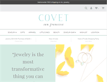 Tablet Screenshot of covetsf.com